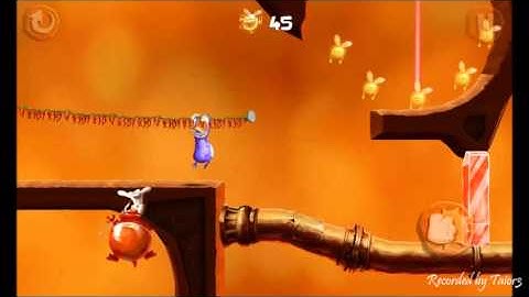 Rayman Fiesta Run Level 29 Out of my Way Walkthrough PERFECT 100%