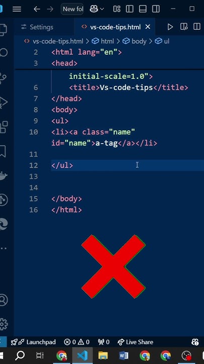 VS code quick tips. Save time. #html #css #webdevelopment #javascript # ... image.