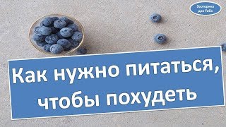 Как нужно питаться, чтобы похудеть Как нужно питаться, чтобы похудеть