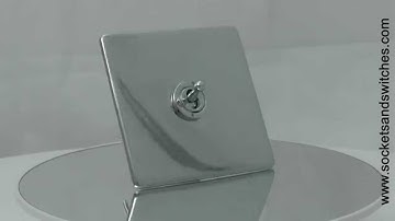 Screwless Supreme Polished Chrome Sockets & Switches