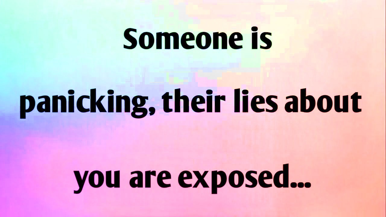 SOMEONE IS PANICKING, THEIR