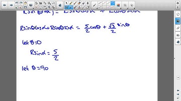 OCR Core 3 June 2008 q8ii - A2 Maths - Trigonometry