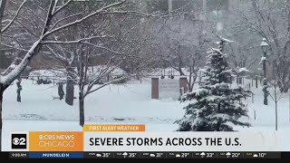 Severe storms across the U.S.