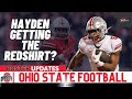 Ohio state football breaking news will ryan day give dallan hayden the redshirt