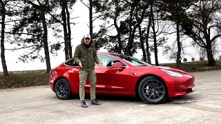 Tesla Model 3 Long Range в условиях молдавской зимы