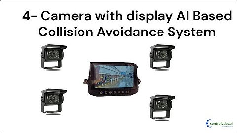 AI Powered Collision Avoidance System with 4-camera and Display