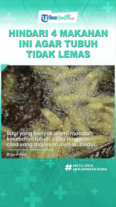 Mulai Sekarang Hindari 4 Makanan Ini agar Tubuh Gak Lemas, dr. Zaidul Akbar: Coba Seminggu Dulu