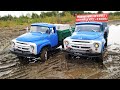 Грузовики на Радиоуправлении ЗиЛ-130 4x4 VS 4x2