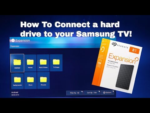 How To | Connect a hard drive to your Samsung TV! - YouTube