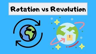 Difference between rotation and revolution