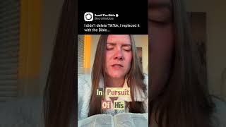 "Pray for your dad" Download Scroll the Bible app Available on Appstore