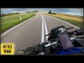 Yamaha MT10 🇵🇱 PoV crossplane howl (overtakes, fast, flowing curves and high revs)