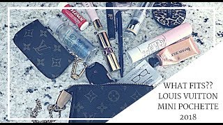 WHAT FITS!? LOUIS VUITTON MINI POCHETTE 2018!