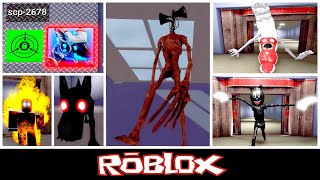 Scp Siren Head & More Trevor Creatures By We Are The Devs Roblox