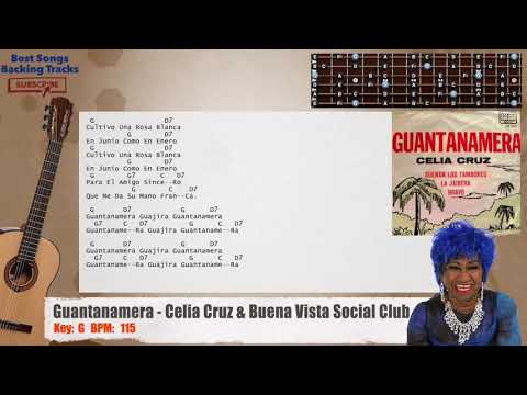 guantanamera---celia-cruz-&-buena-vista-social-club-guitar-backing-track-with-chords-and-lyrics