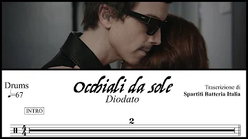 Occhiali da sole - Diodato drumless + spartito PDF