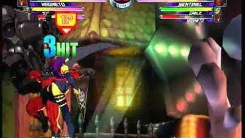MvC2 Online (360): Brett (MSP) vs Phocus (Mag/Cab/Sent) 9 .:9.1.10:.