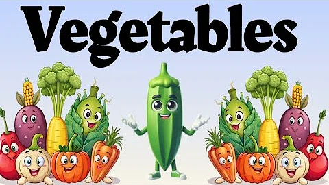 Funny Vegetable Names with Faces | Talking Veggies for Kids