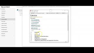 MyLab Math: Access 3 versions of Briggs Calculus Etext