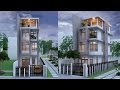 Narrow House 4 Stories House Plan Design SketchUp + Lumoin 6 render Narrow House 4 Stories House Plan Design SketchUp + Lumoin 6 render