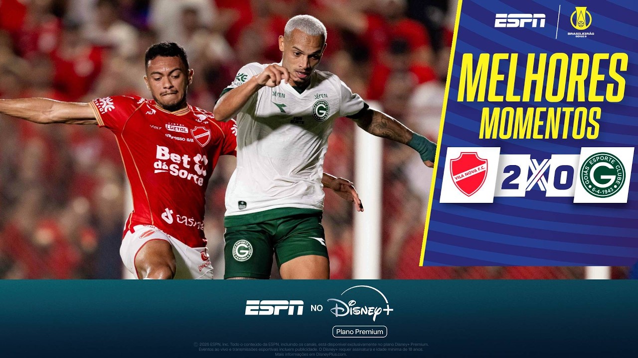 VILA NOVA VENCE GOIÁS EM CLÁSSICO QUENTE COM CONFUSÃO PELA SÉRIE B | MELHORES MOMENTOS