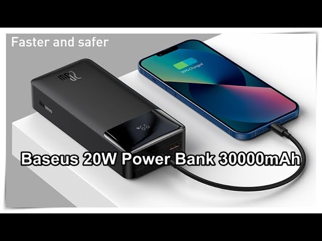 Baseus Bipow Digital Display 20W Power Bank - 30000mAh