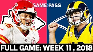 Kansas City Chiefs vs. Los Angeles Rams Week 11, 2018 FULL Game: The Greatest MNF Game Ever? screenshot 4