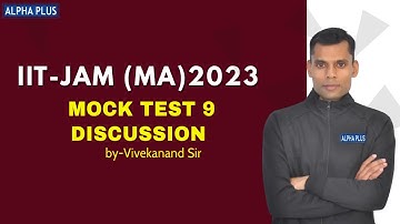 IIT-JAM MATHEMATICS 2023   TEST SERIES DISCUSSION  MOCK TEST 9 , LECTURE-2  || VIVEKANAND SIR ||
