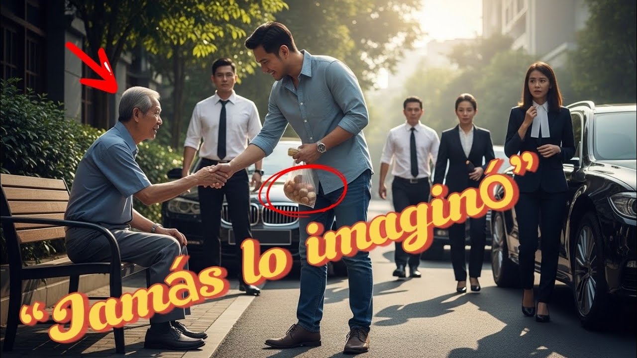 “Padre Soltero Ayudaba a un Anciano Cada Mañana — Nunca Imaginó el Secreto que Cambiaría Todo”