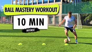 BALL MASTERY CARDIO WORKOUT For Football Players | Improve Your Touch |