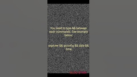 CMD- How to run multiple commands at a time