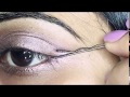 Bobby pin eyeliner hack