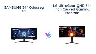 🔥 Samsung Odyssey G5 vs LG UltraGear QHD: Gaming Monitor Showdown! 🎮