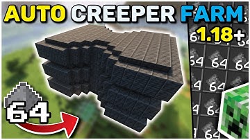 Minecraft CREEPER / Gunpowder Farm  - 1.18/1.17
