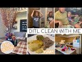 DITL CLEAN WITH ME | FALL DECOR | FILMING ROUTINE | FALL DINNER RECIPE | TENNYSON'S BEDTIME ROUTINE