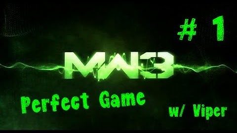 MW3 Perfect Game on Hardhat (41-0 TDM w/ Viper)