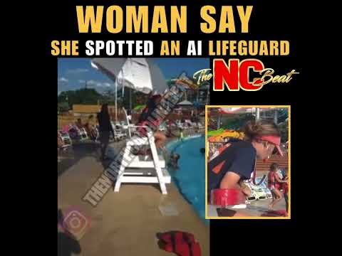 Woman claims to spot an AI lifeguard at a wave pool by Da Baddest Blawger