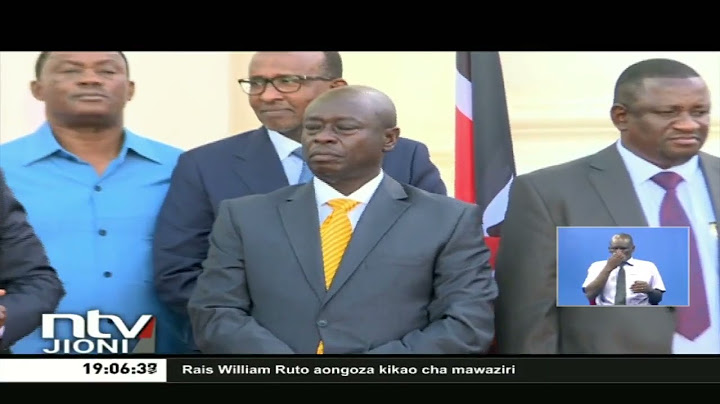 Rais Ruto atangaza majukumu ya Rigathi Gachagua na Musalia Mudavadi