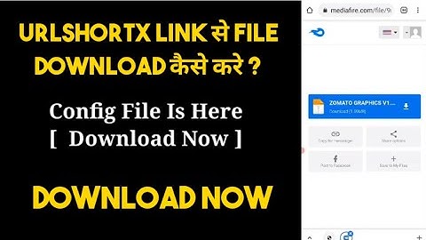 Urlshortx Link Se File Kaise Download Kare ? ⚡ | How To Download Config File From Urlshortx Link