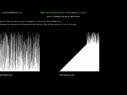 Sorting Algorithms - Source Code And Demo