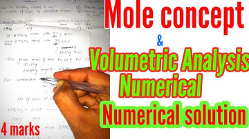 CTEVT mole concept problem|| Numerical concept in Nepali|| Mole concept & volumetric Analysis tips