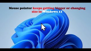 Why Does My Mouse Pointer Keep Changing Size