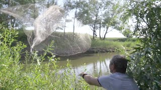 СУПЕРЗАБРОСЫ И СУПЕРУЛОВЫ НА ЧАСТНОМ ПРУДУ НА КАСТИНГОВУЮ СЕТЬ | Рыбалка от Игоря