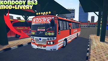 Kondody Bs3 Bus Mod in Bus Simulator Indonesia - Bussid Bus Mod - Bussid Car Mod - Bussid Truck Mod