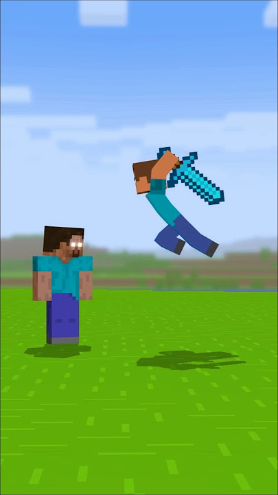 Steve Vs Herobrine #minecraft