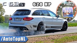 620HP AMG C63 S Estate *310km/h* AUTOBAHN POV & DRIFTS by AutoTopNL