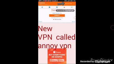 New cell c  free vpn called anony vpn how to set it