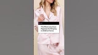 Link in comments to shop the most luxurious pajamas to wear this NYE. (📷: Featured Brands) #shorts