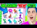 NEW *SECRET PETS* Unlocked EARLY Using *TIK TOK* HACKS!! Testing Adopt Me Roblox TikToks (Reaction)