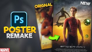 Recreating the Iconic Spider-Man 1 Poster using Photoshop!